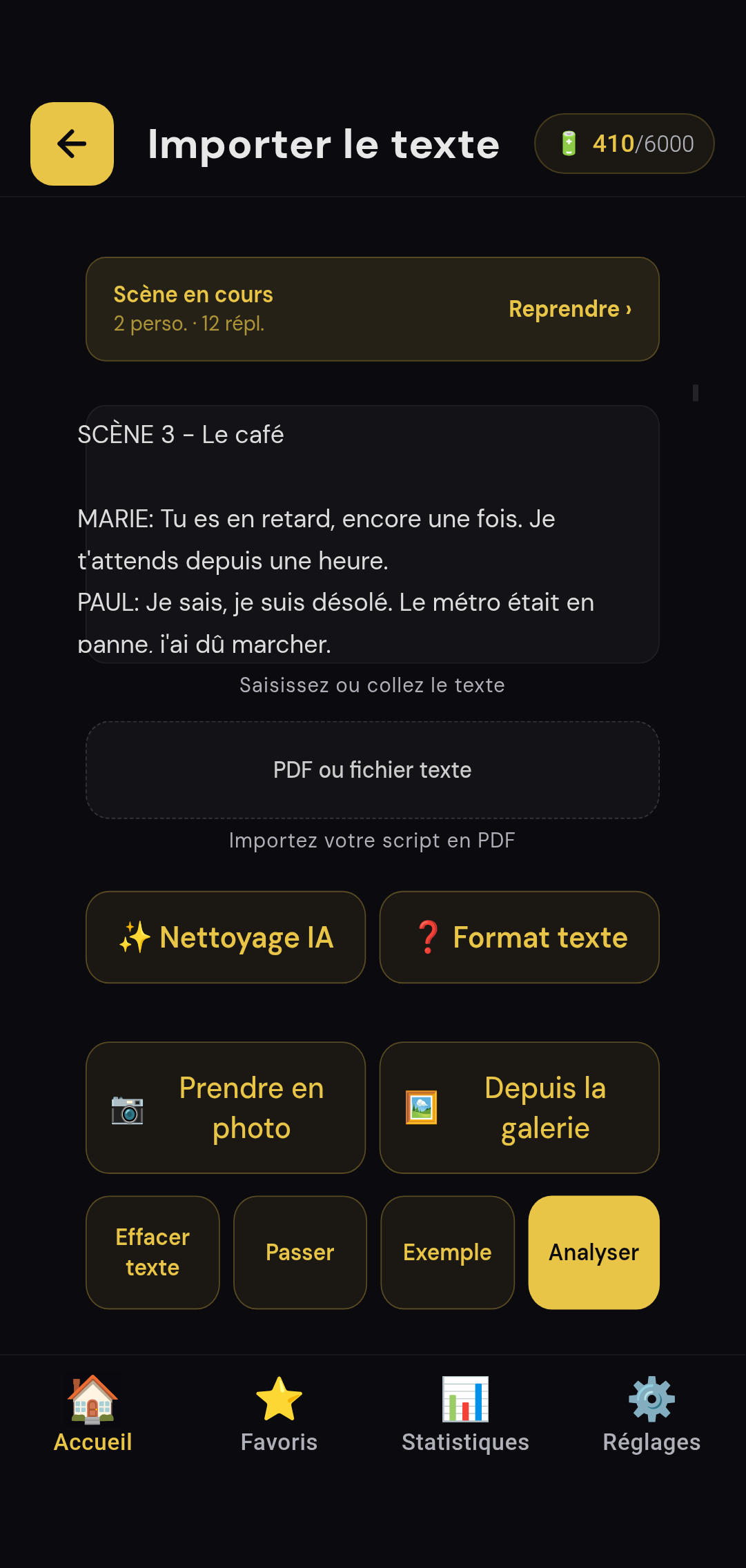 Mastering Theatre — Import